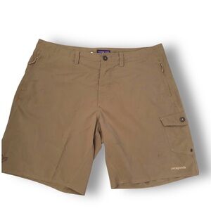 PATAGONIA Cargo Board Hybrid Shorts Sz 40 XL Brown Quick Dry Surf Fishing Beach